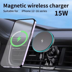 Magnetic Wireless Car Charger Mount for Vent--0