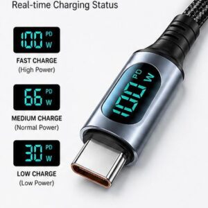 USB-A to USB-C 100W Fast Charging Cable